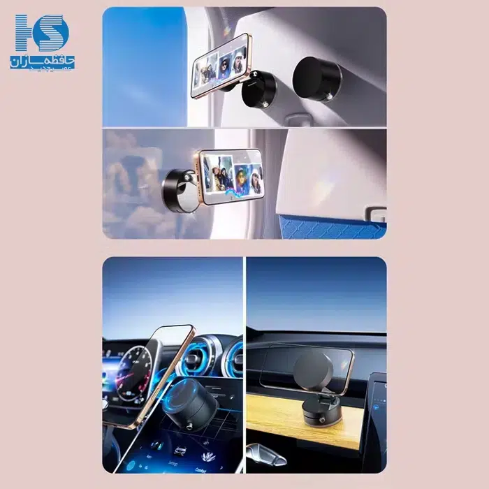 هولدر موبایل پرودو HS16 قیمت پایه نگهدارنده گوشی Porodo MagSafe Mount مدل Multi-Surface با ضمانت تست هفت روزه و شش ماه گارانتی تعویض کالا