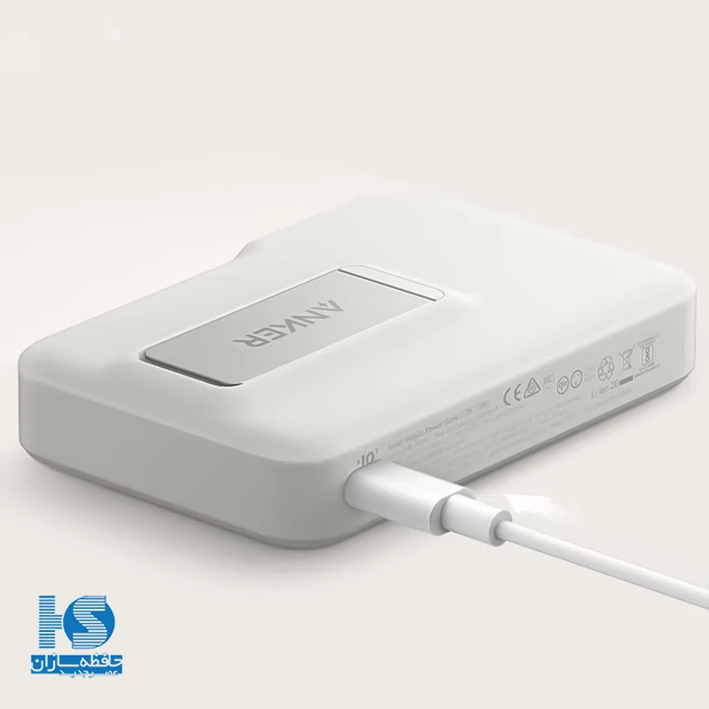 پاوربانک انکر 10000 میلی آمپر 15 وات با شارژ وایرلس Anker MagGo A1654
