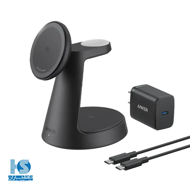 پایه شارژ وایرلس انکر Anker MagGo Wireless Ultra-Compact مدل B25M4