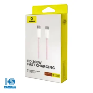 کابل باسئوس USB-C به USB-C کابل شارژ Dynamic 3 بیسوس 100 وات 1 متر