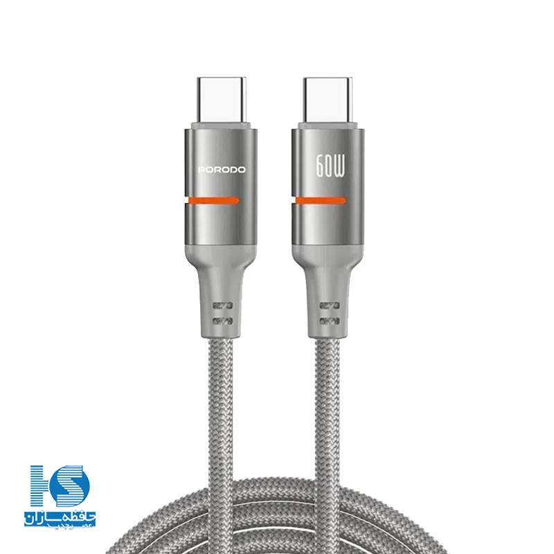 کابل تایپ سی به تایپ سی پرودو طول ۱.۲ متر 60 وات CBL030