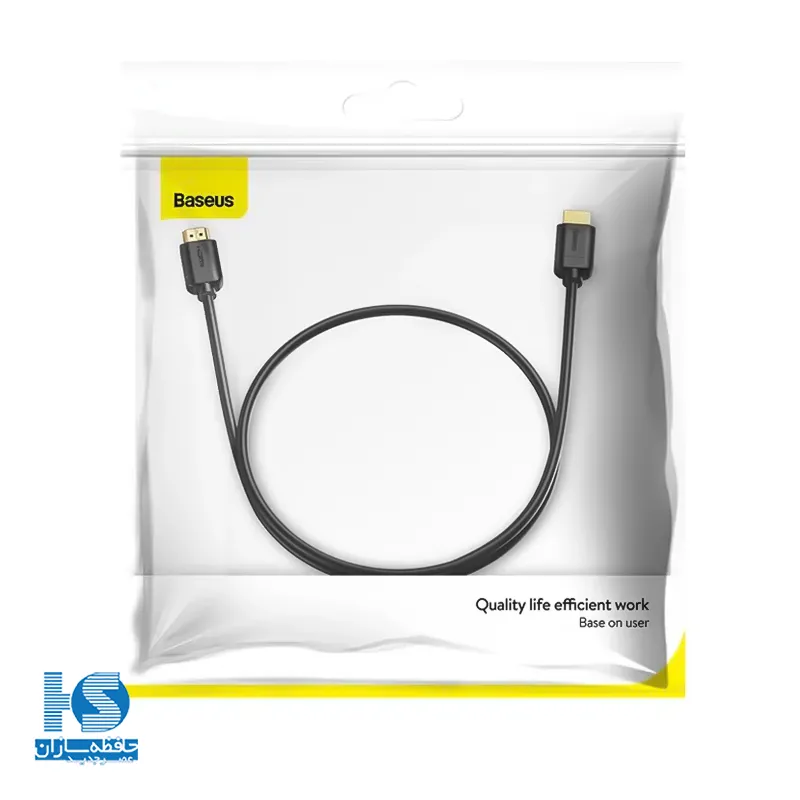 کابل HDMI بیسوس 4k@60Hz مدل Baseus High Definition طول 3 متر