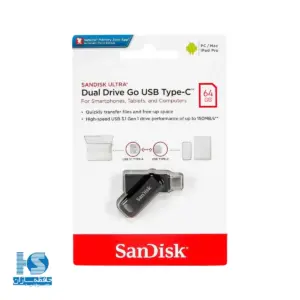 فلش مموری سن دیسک مدل Ultra Dual Drive Go 64GiG