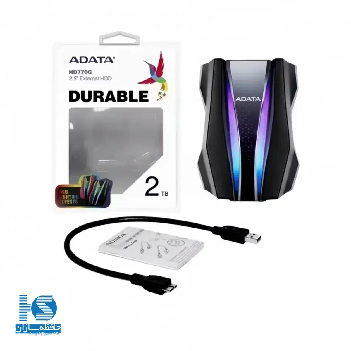 هارد اکسترنال ای دیتا مدل HD770G ظرفیت 2 ترابایت