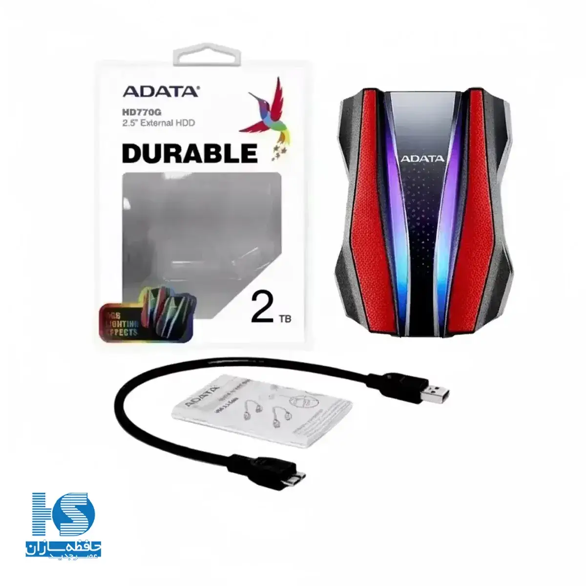 هارد اکسترنال ای دیتا مدل HD770G ظرفیت 2 ترابایت