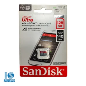 کارت حافظه microSDXC سن‌دیسک مدل Ultra سرعت 140MBps ظرفیت 128گیگابایت