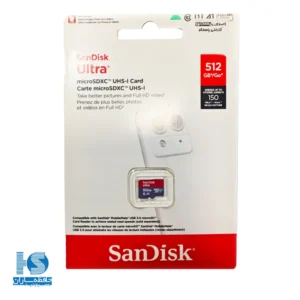کارت حافظه microSDXC سن‌دیسک مدل Ultra سرعت 150MBps ظرفیت 512گیگابایت
