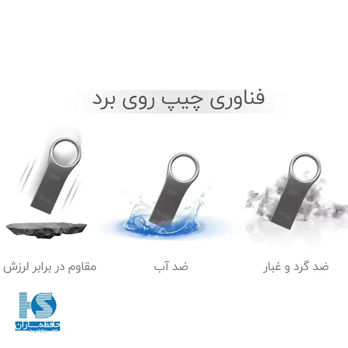 فلش مموری سلیکون پاور مدل Jewel J80 ظرفیت 32 گیگابایت
