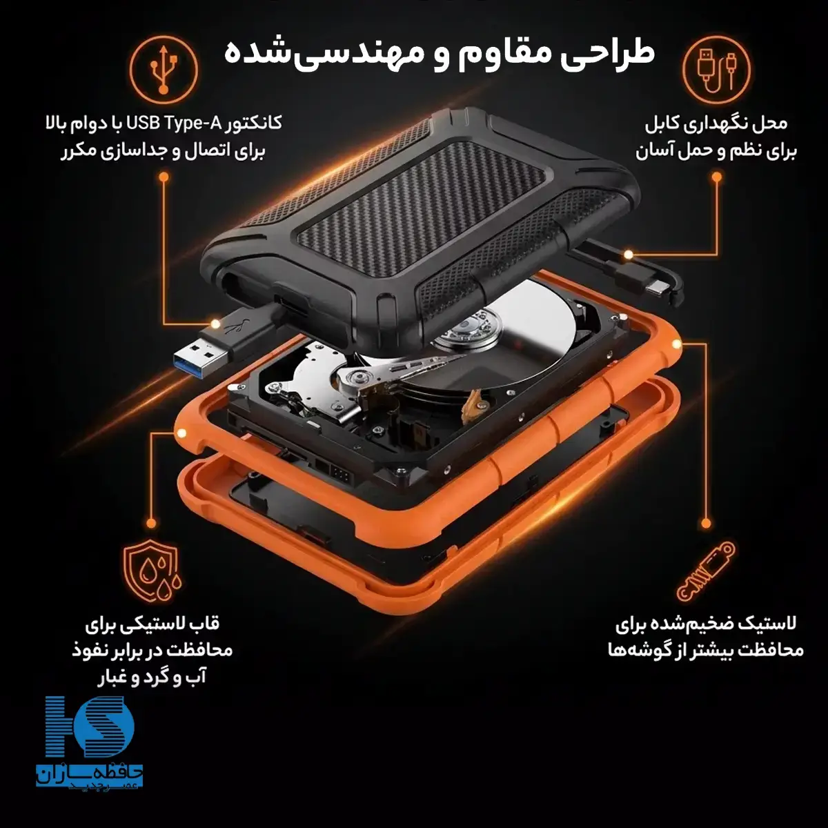 هارد اکسترنال اپیسر مدل AC630 ظرفیت 1 ترابایت