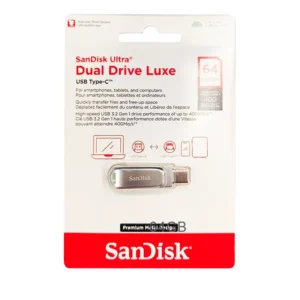فلش مموری سن دیسک مدل Ultra Dual Drive Luxe Type-C ظرفیت 64 گیگابایت
