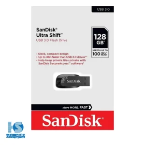 فلش مموری سن دیسک مدل Ultra Shift CZ410 ظرفیت 128 گیگابایت