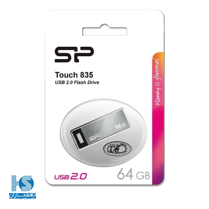 فلش مموری سیلیکون پاور مدل Touch 835 ظرفیت 64 گیگابایت