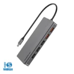 هاب USB-C پاورولوجی 12 پورت مدل P121HBCGY