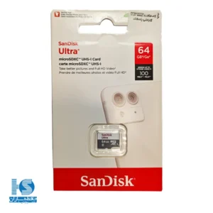 کارت حافظه microSDXC سن‌دیسک مدل Ultra سرعت 100MBps ظرفیت 64 گیگابایت