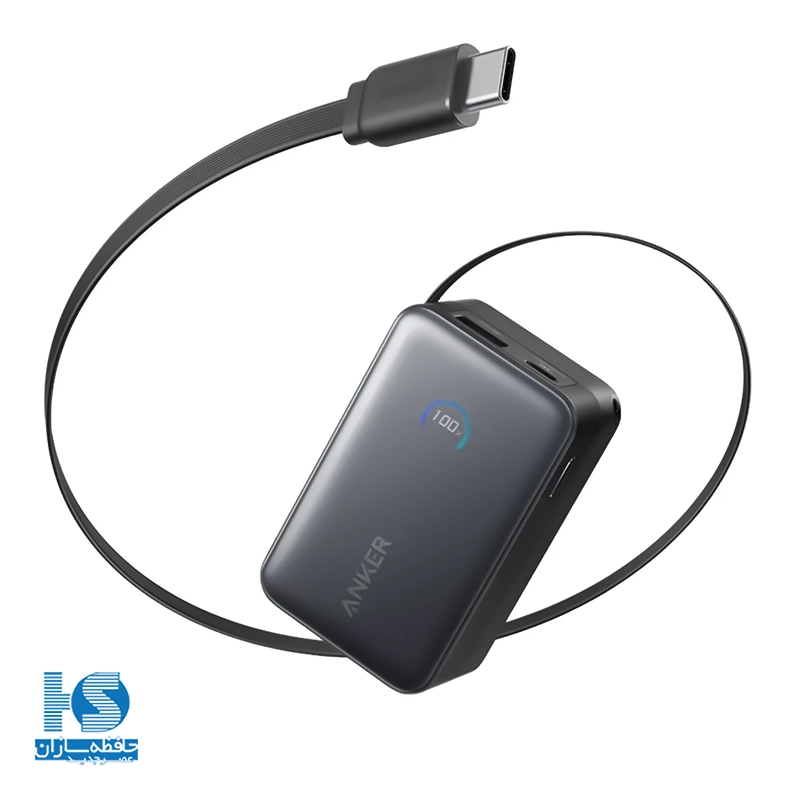 پاوربانک یو اس بی سی فست شارژ انکر Anker 10000mAh مدل A1638H11 45W