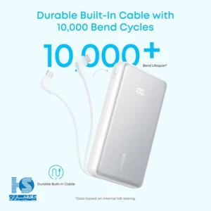 پاوربانک ۲۰۰۰۰ میلی‌آمپر انکر مدل Anker Zolo A110E توان ۲۲.۵ وات