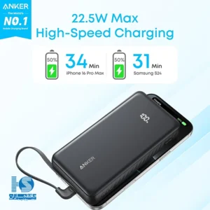 پاوربانک ۲۰۰۰۰ میلی‌آمپر انکر مدل Anker Zolo A110E توان ۲۲.۵ وات