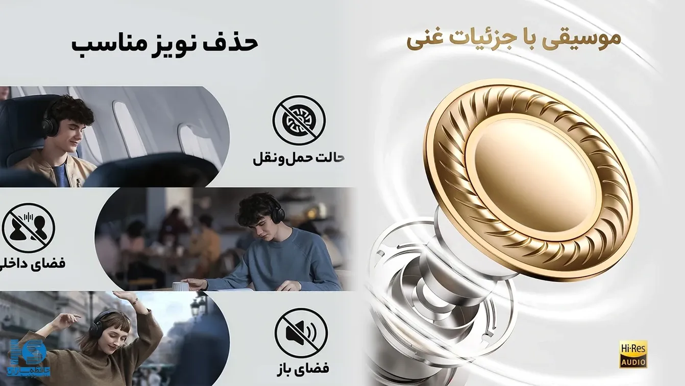 هدفون بلوتوثی انکر مدل Life Q30 با نویز کنسلینگ فعال (ANC)